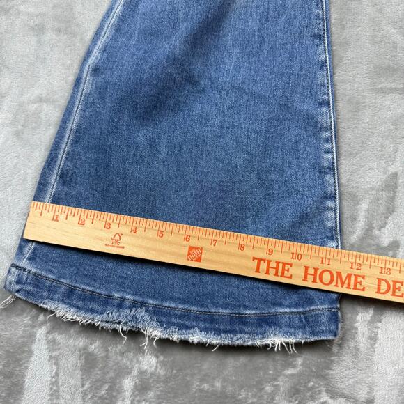 Rooted Denim Bootcut Jeans 5/26 Tall Long‎ Blue Distressed - Picture 10 of 11